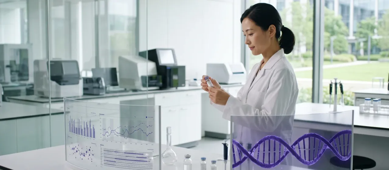 Laboratoire de médecine de longévité et d'analyse génétique augmentée par l'IA